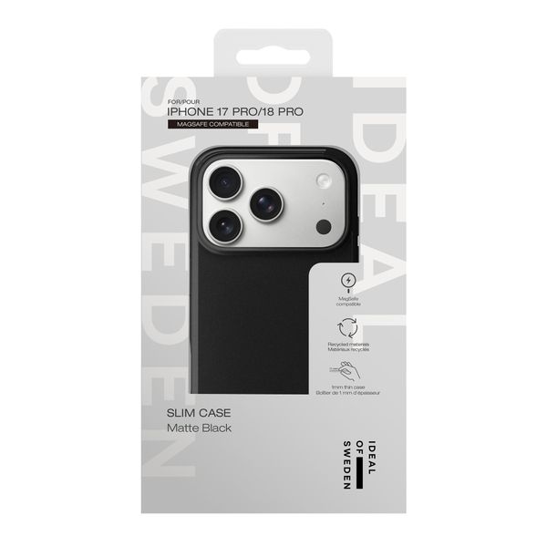 iDeal of Sweden Cover sottile MagSafe Apple iPhone 18 Pro / 17 Pro - Matte Black