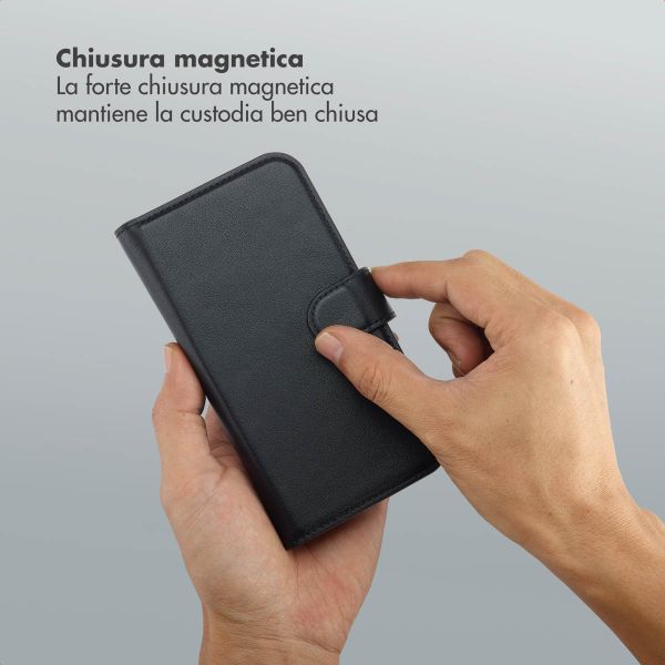 Selencia Libreria rimovibile Olyn con MagSafe Apple iPhone 14 / 13 - Nero
