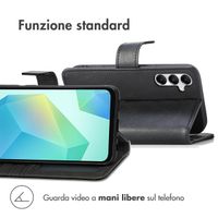 imoshion Cover a libro di Lusso Samsung Galaxy A16 - Nero
