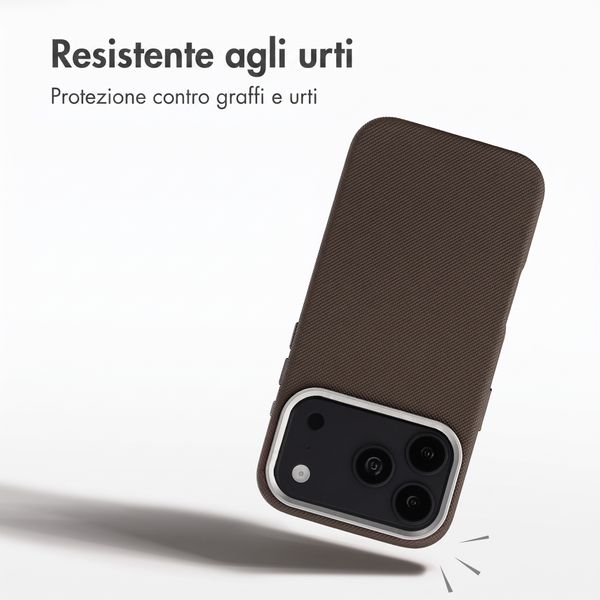 Accezz Cover Mesh con MagSafe Apple iPhone 17 Pro - Marrone