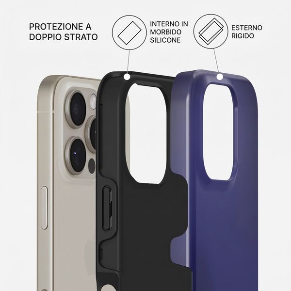 Burga Cover Posteriore Resistente con MagSafe Apple iPhone 16 Pro - Moonwalker