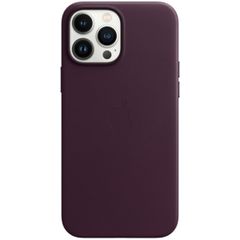 Apple Cover in Pelle MagSafe iPhone 13 Pro Max - Dark Cherry