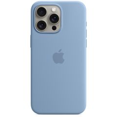Apple Cover Posteriore in Silicone con MagSafe Apple iPhone 15 Pro Max - Winter Blue
