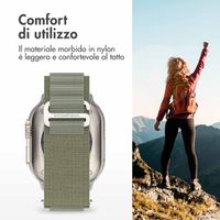 imoshion Cinturino in nylon Alpine Apple Watch | 44/45/46/49 mm - Olive Green