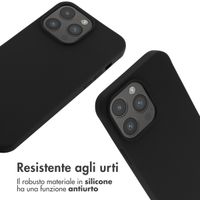 imoshion Cover in Silicone con Cordino Apple iPhone 14 Pro Max - Nero