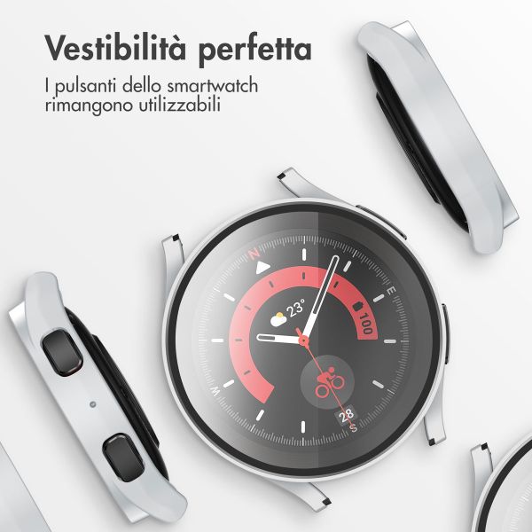 imoshion Cover rigida integrale Samsung Galaxy Watch 5 - 40 mm - Argento