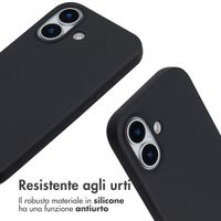 imoshion Cover in Silicone con Cordino Apple iPhone 17 - Nero