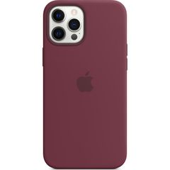 Apple Cover Posteriore in Silicone con MagSafe Apple iPhone 12 Pro Max - Plum