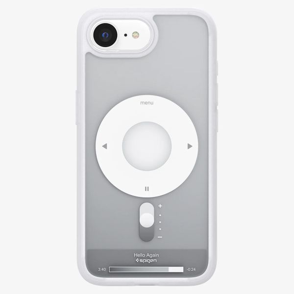 Spigen Cover Posteriore Ultra Ibrida con MagSafe Apple iPhone 17e / 16e - Classic Silver