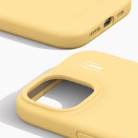 iDeal of Sweden Cover in silicone con MagSafe Apple iPhone 17e / 16e / 15 / 14 / 13 - Soft Lemon
