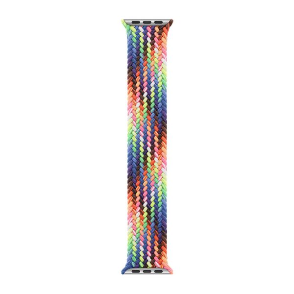 Apple Cinturino Solo intrecciato Apple Watch | 38/40/41/42 mm - Taglia 4 - Pride Edition