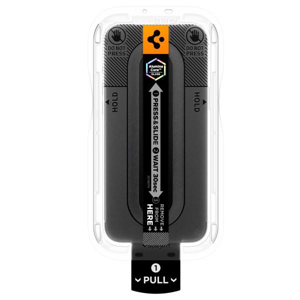 Spigen Vetro temperato privacy GLAStR EZ Fit + Applicatore - confezione da 1 Apple iPhone 18 Pro