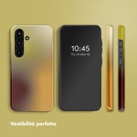 Selencia Cover posteriore Vivid con MagSafe Samsung Galaxy S25 - Gradient Olive Dust