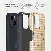Burga Cover Posteriore Resistente con MagSafe Apple iPhone 15 - Honeycomb