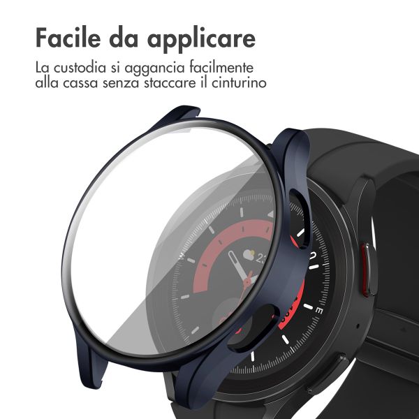 imoshion Cover rigida integrale Samsung Galaxy Watch 4 - 40 mm - Blu scuro