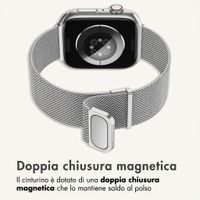 imoshion Milanees magnetisch bandje Apple Watch | 38/40/41/42 mm - Zilver