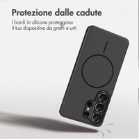 imoshion Cover posteriore Color con Thin MagSafe Ring Samsung Galaxy S26 Ultra - Nero