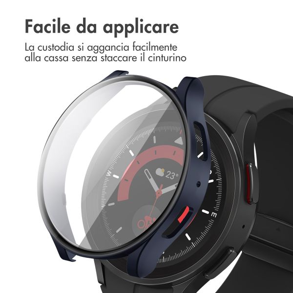 imoshion Cover rigida integrale Samsung Galaxy Watch 6 - 40 mm - Blu scuro