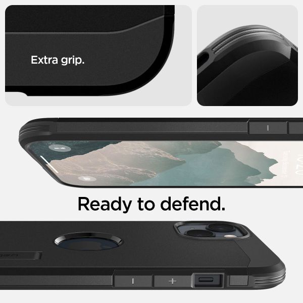 Spigen Cover Posteriore Corazzata Tough con MagSafe Apple iPhone 14 - Nero