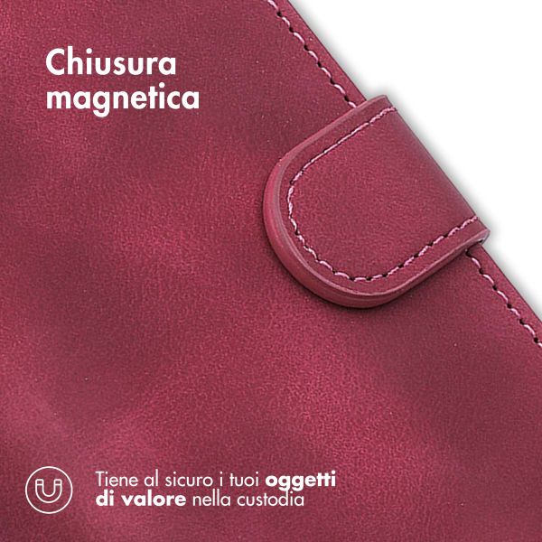 imoshion Cover a libro con Cordino Apple iPhone 11 - Rosso
