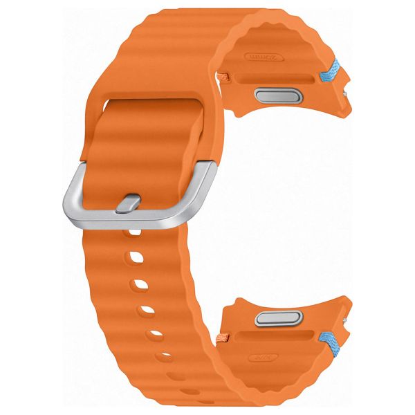 Samsung Cinturino Sport originale Samsung Galaxy Watch 4 / 5 / 6 / 7 / FE (20 mm) - Taglia S/M - Orange