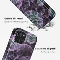 Selencia Cover posteriore Vivid con MagSafe Apple iPhone 15 - Leo Bubble Green