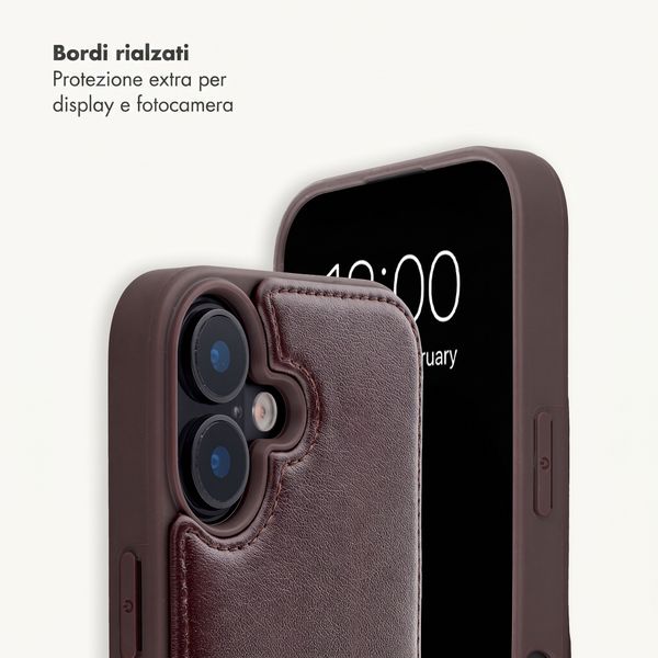Selencia Cover per telefono Nova con cordino e portacarte Apple iPhone 17 - Checks