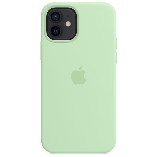 Apple Cover Posteriore in Silicone con MagSafe Apple iPhone 12 (Pro) - Pistachio