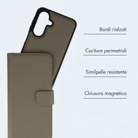 imoshion Cover a libro di lusso 2-in-1 rimovibile Samsung Galaxy S26 - Verde