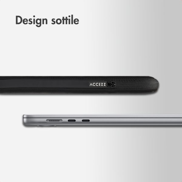 Accezz Cover per laptop 17 pollici - Laptopsleeve - Nera