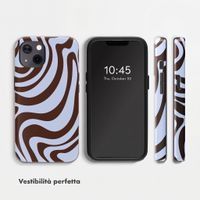 Selencia Cover Posteriore Vivid Apple iPhone 13 Pro - Dream Swirl Chocolate