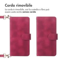 imoshion Cover a libro con Cordino Apple iPhone 14 / 13 - Rosso