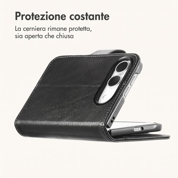 imoshion Cover a libro di Lusso Apple iPhone Duo - Nero