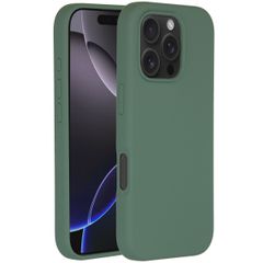 Accezz Cover in silicone liquido con MagSafe Apple iPhone 16 Pro - Verde scuro