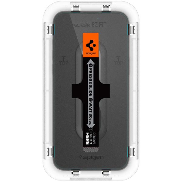 Spigen Vetro temperato GLAStR EZ Fit, confezione da 2 + Applicatore Apple iPhone 14 Pro