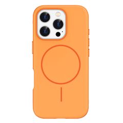 imoshion Cover posteriore Color con Thin MagSafe Ring Apple iPhone 16 Pro - Arancio