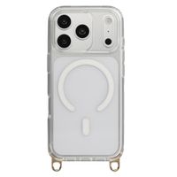 Selencia Cover posteriore Rivièra MagSafe con gancini rimovibili Apple iPhone 18 Pro / 17 Pro - Trasparente