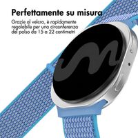 imoshion Cinturino in nylon Samsung Galaxy Watch 8 (40/44mm) / Classic (46mm) - Marine Blue