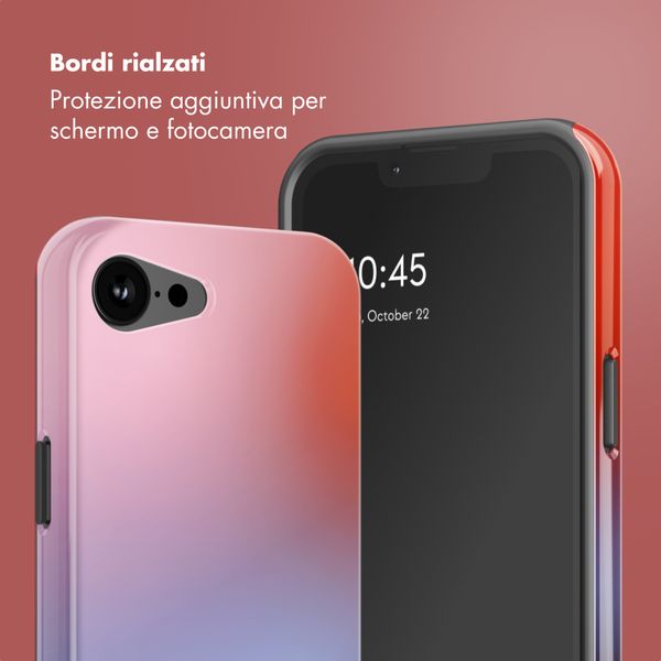 Selencia Cover posteriore Vivid con MagSafe Apple iPhone 17e / 16e - Gradient Soft Blush