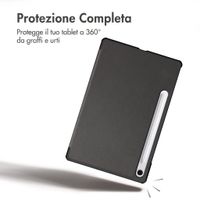 imoshion Cover a libro Trifold Samsung Galaxy Tab S9 11.0 pollici / S10 Lite / S10 FE / S9 FE 10.9 pollici - Nero
