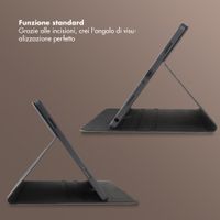 Selencia Cover Riva Samsung Galaxy Tab A11 Plus - Nero