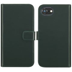 Selencia Cover a libro in vera pelle Apple iPhone 17e / 16e - Verde