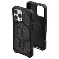 UAG Cover Posteriore Monarch Pro Apple iPhone 16 Pro Max - Forged Carbon