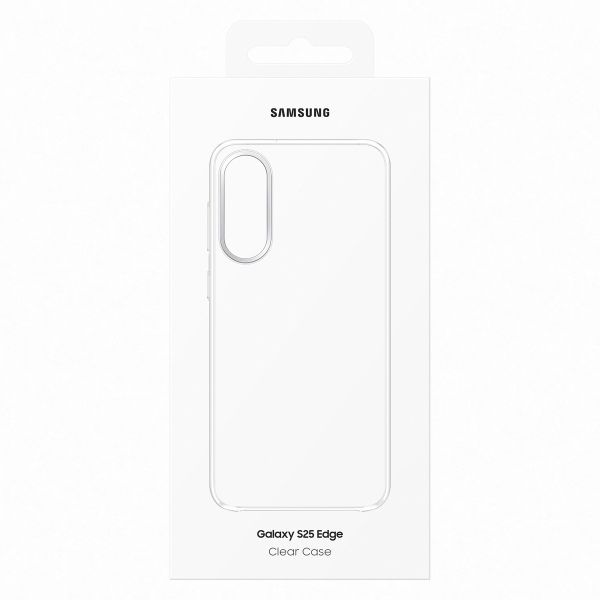 Samsung Cover Rigida Trasparente Originale Samsung Galaxy S25 Edge - Clear