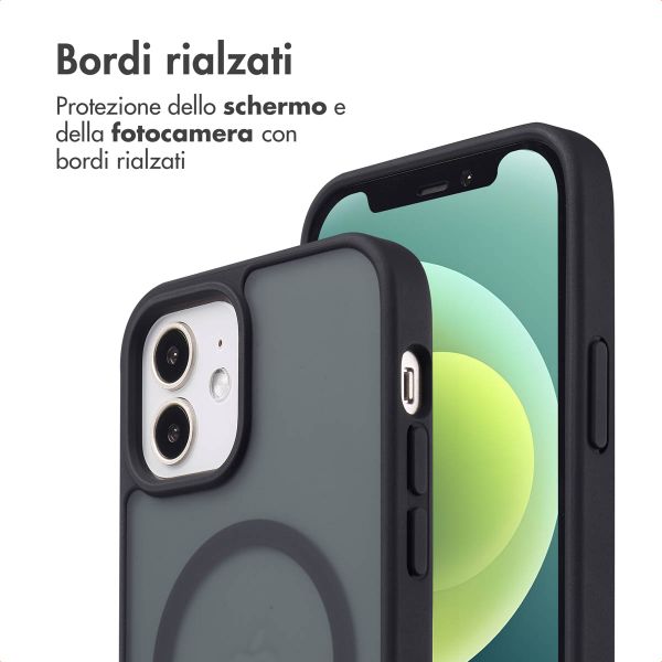 imoshion Cover posteriore Color Guard con MagSafe Apple iPhone 12 (Pro) - Nero