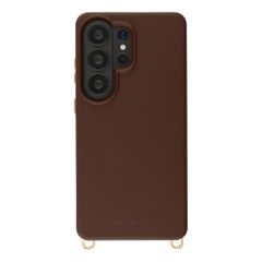 Selencia Cover posteriore Rivièra con MagSafe con ganci rimovibili Samsung Galaxy S26 Ultra - Choco Brown