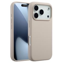 Accezz Cover in silicone liquido con MagSafe Apple iPhone 17 Pro - Stone