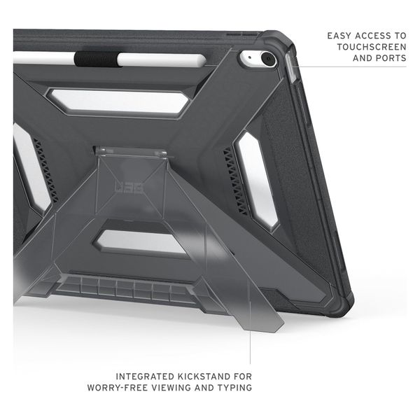 UAG Custodia posteriore Scout Plus con supporto Apple iPad Air 13 pollici (2026) M4 / (2025) M3 / (2024) M2 - Ash
