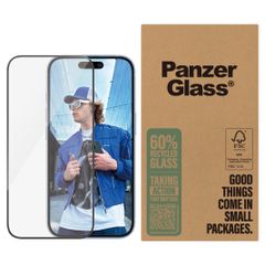 PanzerGlass Protezione Schermo Ultra-Wide Fit incl. Applicatore in Confezione Originale Apple iPhone 16 / 15