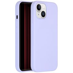 Accezz Cover in silicone liquido con MagSafe Apple iPhone 15 - Viola